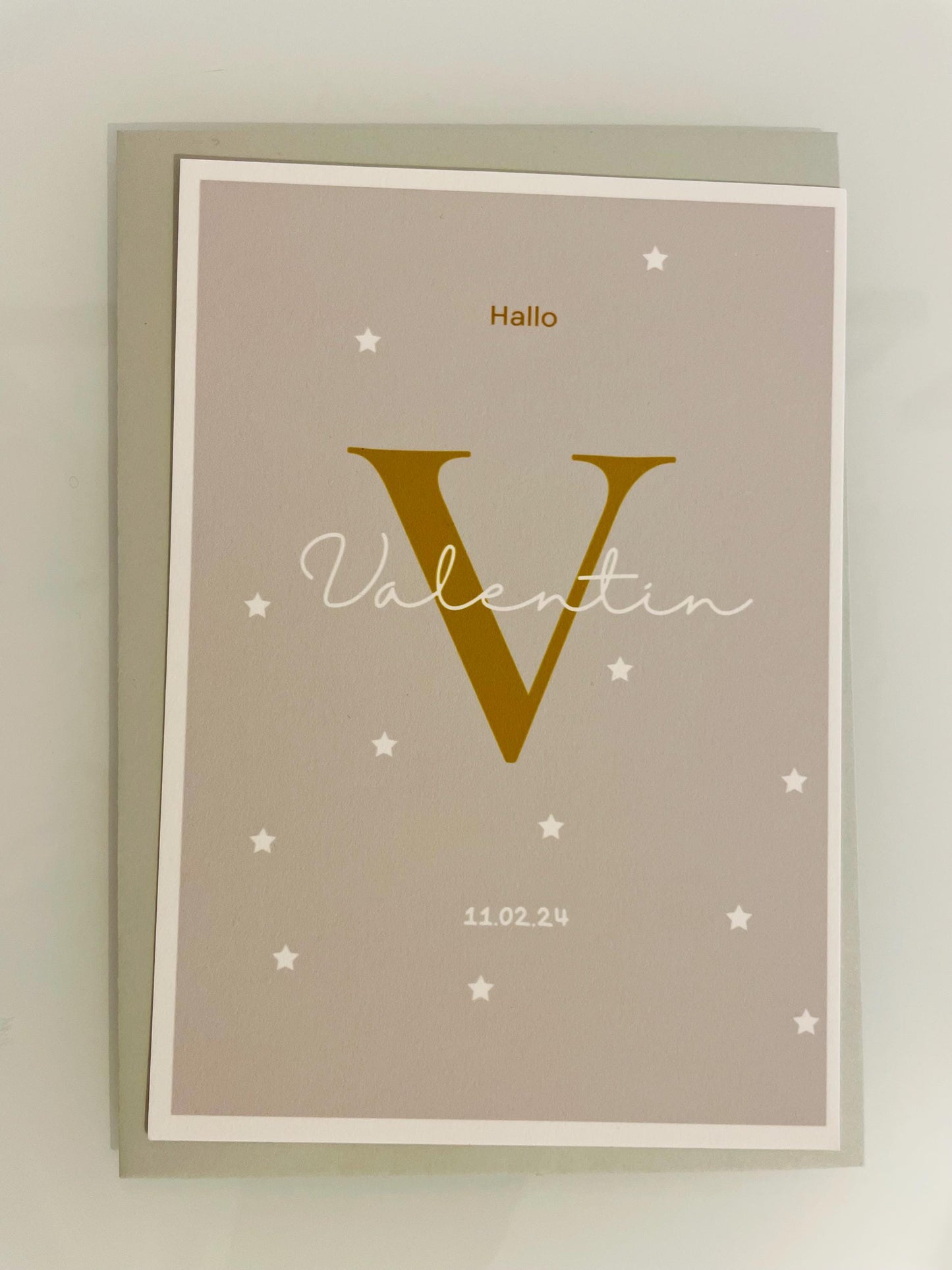 Karte - Willkommensgruß