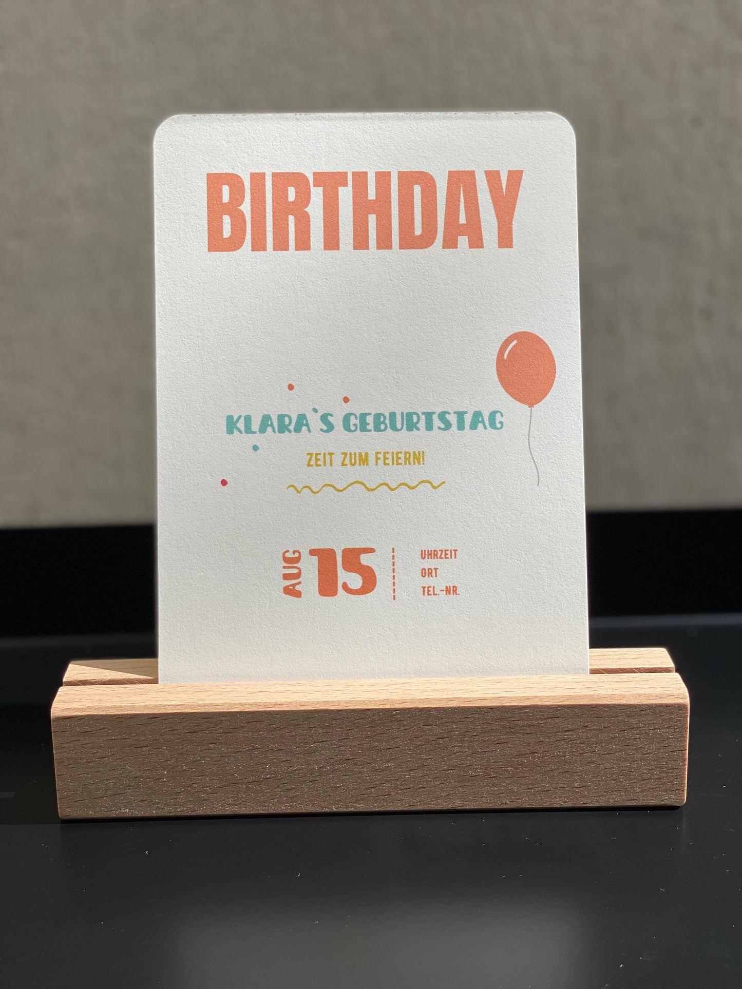 Karte - sommerliche Eisparty