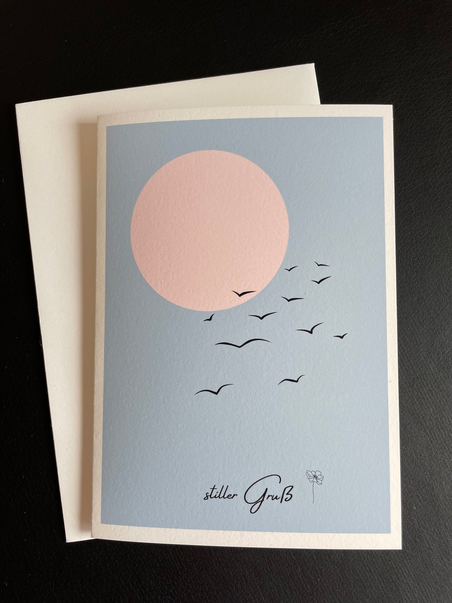 Klappkarte - stiller Gruß