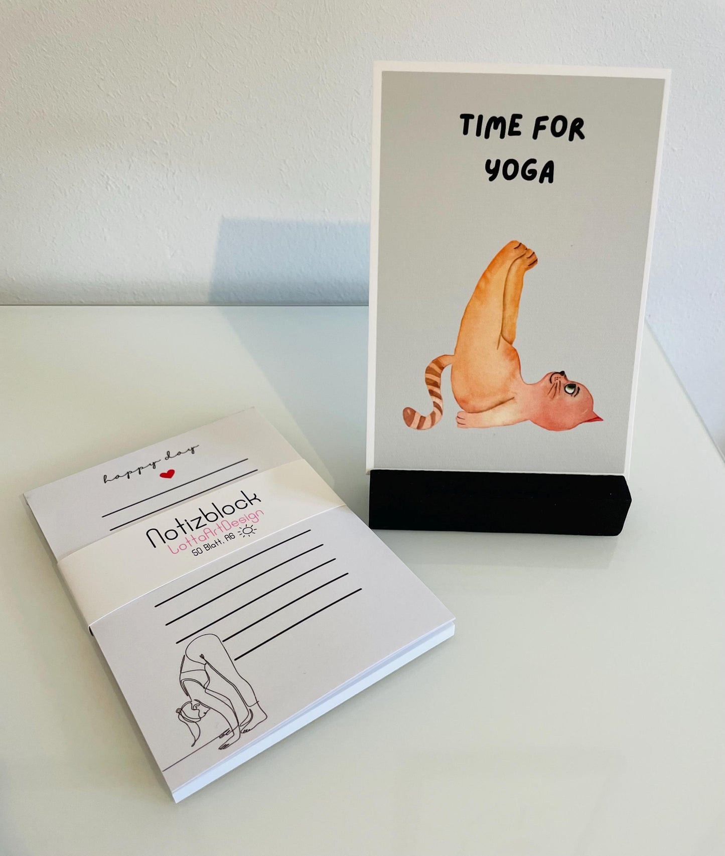 Geburtstagskarte - Time for Yoga