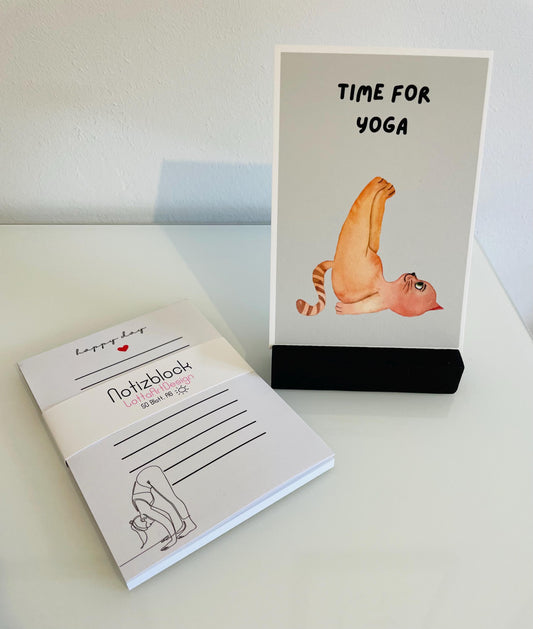 Geburtstagskarte - Time for Yoga