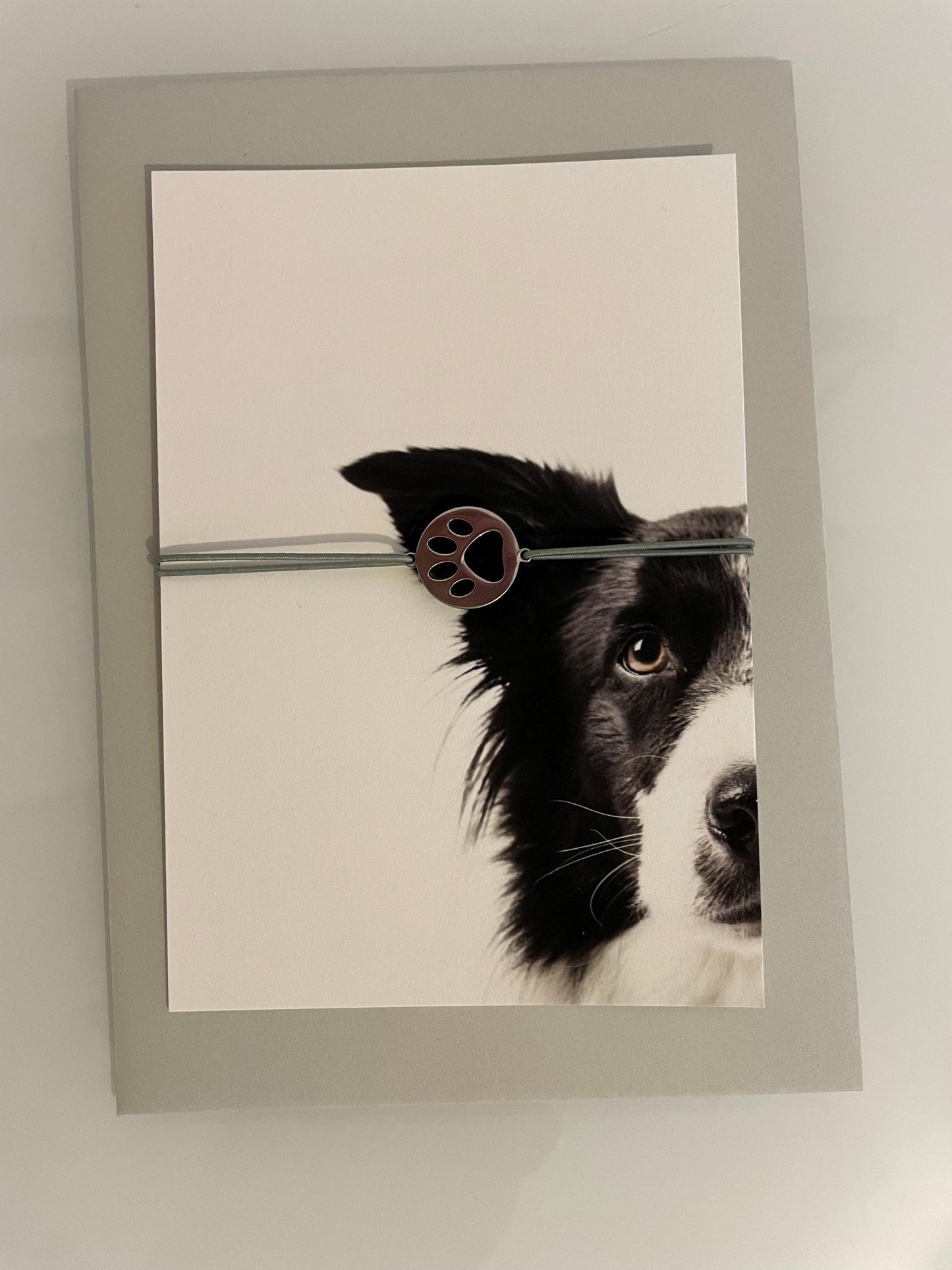 Schmuckkarte - Pfote