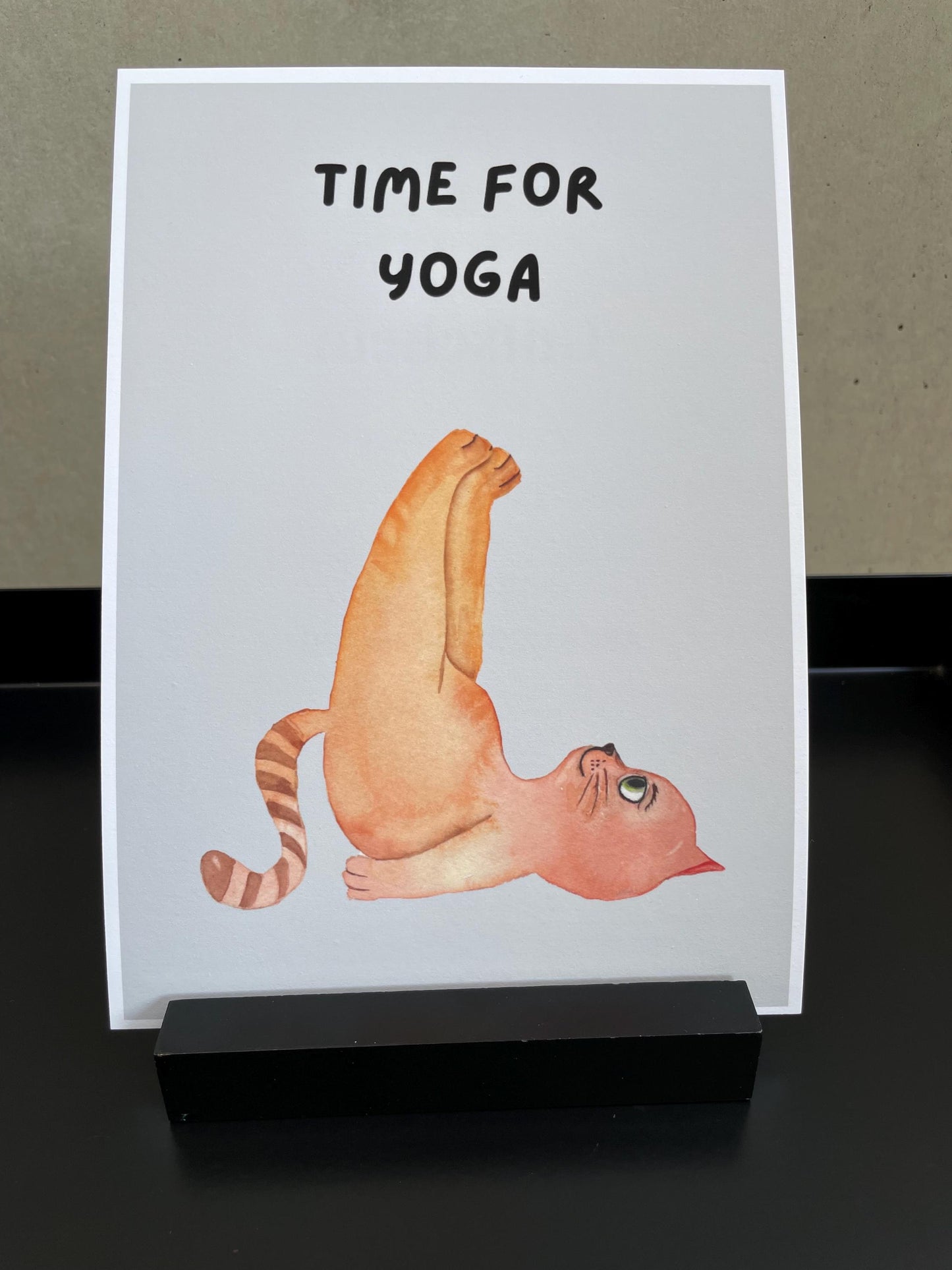 Geburtstagskarte - Time for Yoga