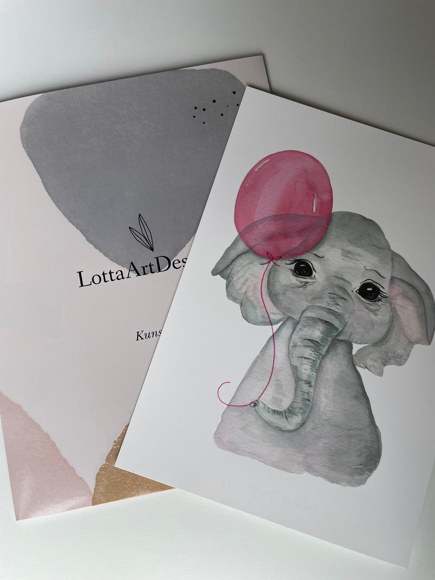 Poster/Kunstdruck - Lieblingselefant