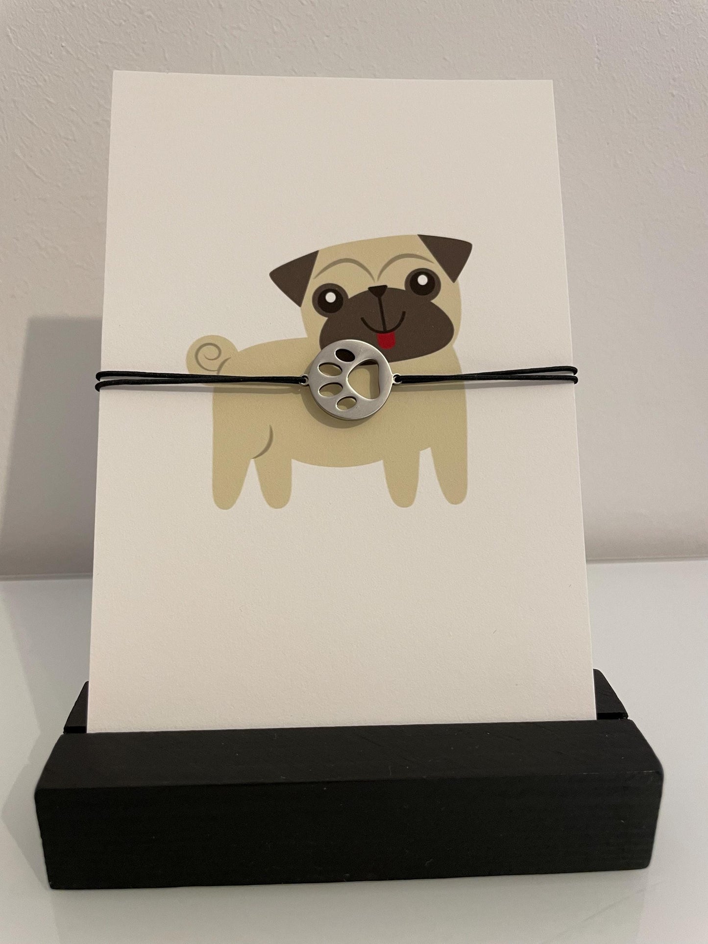 Schmuckkarte - Pfote