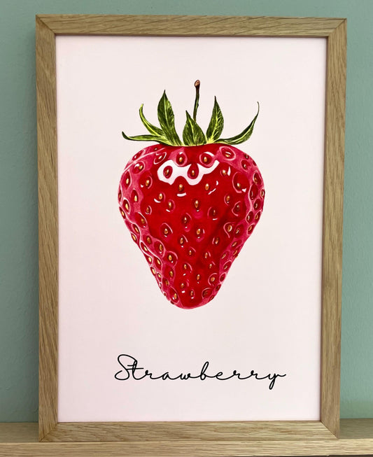 Poster/Kunstdruck - Erdbeerliebe